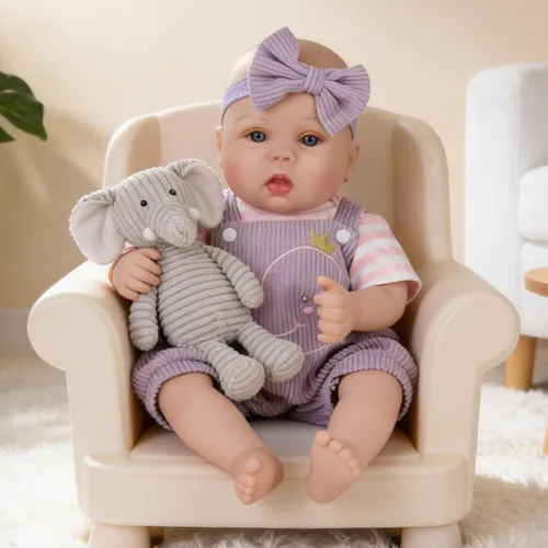 Miniatura 3 de Milidool Muñecas Reborn de bebé realistas para niñas - Muñecas de bebé recién nacidas de 18 pulgadas, cuerpo suave con peso y juguete