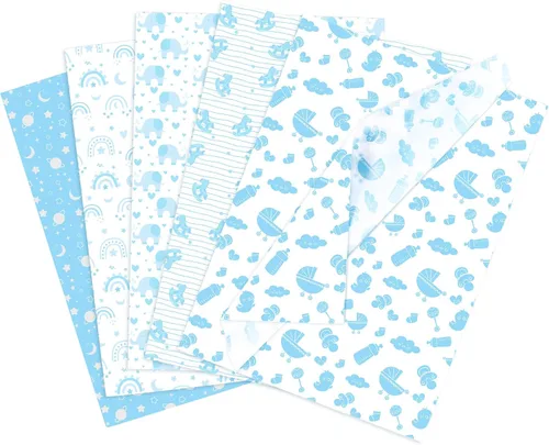 Miniatura 10 de Larcenciel Papel de seda negro, papel de seda floral vintage para bolsas de regalo, cajas, envoltura, manualidades, suministros de embalaje de arte
