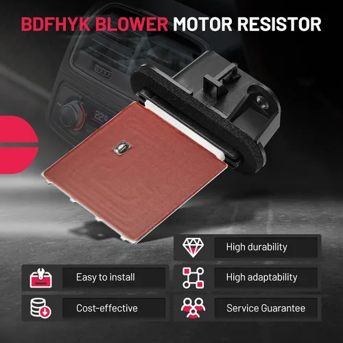 Miniatura 7 de BDFHYK Resistencia del motor del soplador de calentador de CA 1580879 compatible con Chevy 05-10 Cobalto, 06-11 HHR, compatible con Pontiac 07-10
