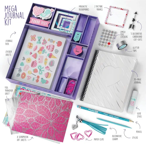 Miniatura 3 de Kit de Diario DIY Pretty Me para Niñas - Regalo para Niñas de 8 a 14 Años - Ideas Geniales de Regalo de Cumpleaños para Adolescentes - Divertidos