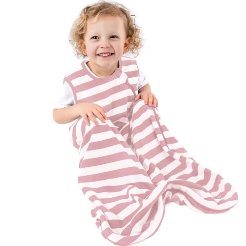 Miniatura 11 de Ecolino - Saco de dormir de algodón orgánico para bebé - Manta portátil para bebé con cremallera de 2 vías - Saco de dormir para infantes - 6-18
