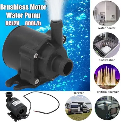 Miniatura 4 de Kit de bomba de fuente solar - Bomba sumergible de 20 W 12 V con elevación de 5 M para riego de estanques de jardín, circulación de agua y fuentes
