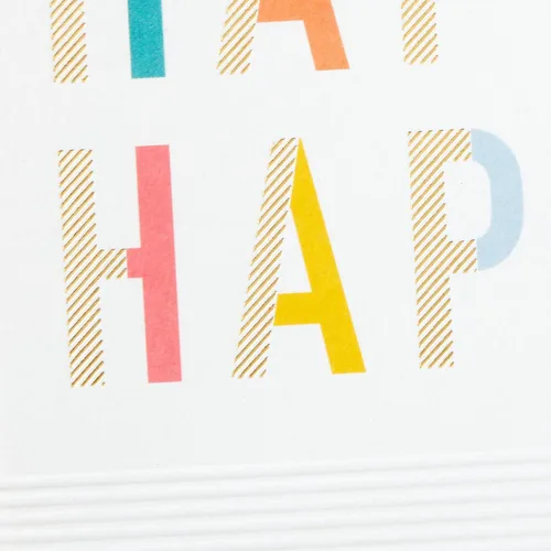 Miniatura 4 de Tarjeta de cumpleaños Hallmark Signature (Happy Happy Happy)