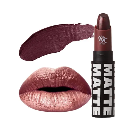 Miniatura 17 de Labial de Ruby Kisses, acabado mate, larga duración, altamente pigmentado, de aplicación suave, maquillaje de labios de cobertura total
