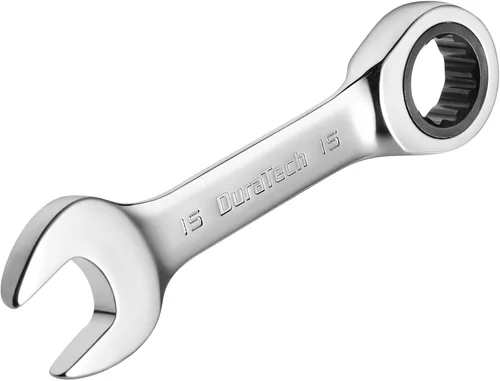 Miniatura 10 de DURATECH Stubby - Juego de llaves combinadas de trinquete, métricas, 8 piezas, 10, 11, 13, 14, 16, 17, 18, 0.748 in, acero CR-V, con bolsa