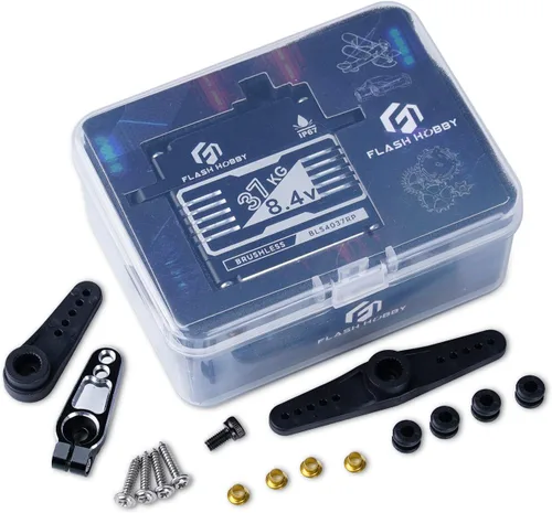 Miniatura 7 de Servos sin escobillas de 81.6 lbs, servo de alto par de 8.4 V, servo de Crwaler RC impermeable IP67 compatible con Sanwa SSR/NB4/Futaba