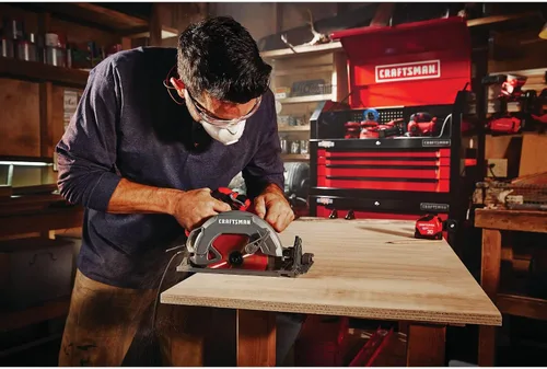 Miniatura 9 de CRAFTSMAN Sierra circular, 7-1/4 pulgadas, 15 amperios, con cable (CMES510)