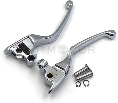 Miniatura 8 de MT241-026-CD Piezas de freno de mano de embrague cromado Compatible con modelos Harley 2008-2013 Touring y Trike 2014 y posteriores FLHR y FLHRC