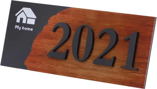 Miniatura 3 de Letrero personalizado con número de casa en 3D, placa de letrero personalizable con logotipo personalizado, placa de texto, pizarra, para interiores