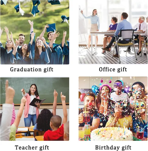 Miniatura 7 de Bolígrafos personalizados a granel con punta de lápiz capacitivo, 12 bolígrafos personalizados con logotipo de mensaje con nombre, bolígrafos