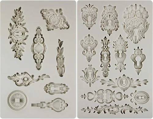 Miniatura 32 de Molde de Arte para Arcilla de Secado al Aire de Policlay, Yeso, Columna Decorativa y Estatua Escultórica Columna y Estatua