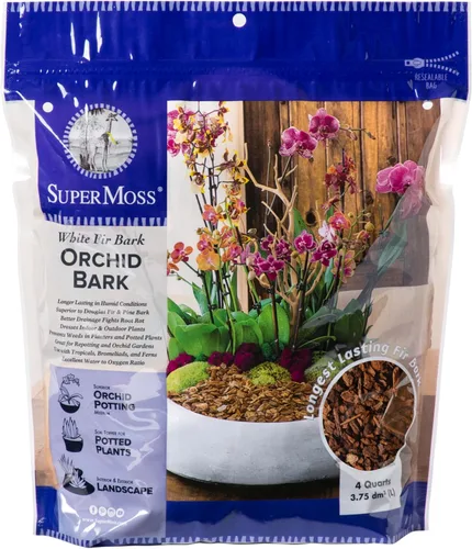 Miniatura 8 de SuperMoss (23114) Corteza para macetas de orquídeas, natural, 4 cuartos de galón