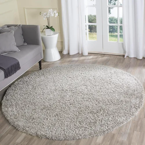 Miniatura 13 de SAFAVIEH Laguna Shag Collection - Alfombra decorativa, 2 pies 3 pulgadas x 4 pies, color beige, diseño sólido, no desprende pelusa y de fácil