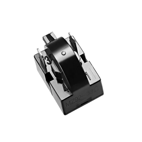 Miniatura 3 de uxcell Relé de arranque de refrigerador de 33 ohmios y 2 pines para compresor negro