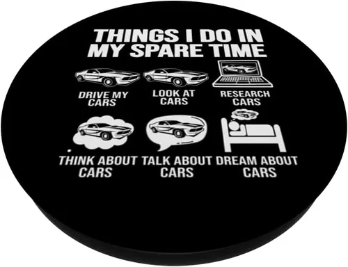 Miniatura 2 de things i do in my spare time funny car guy car Lover Father PopSockets MagSafe PopGrip para iPhone