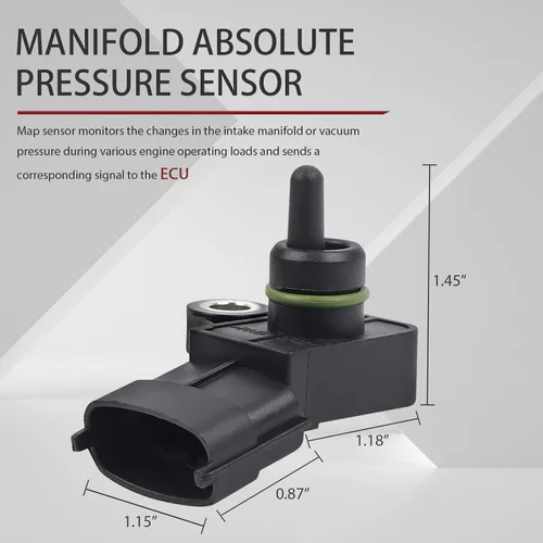 Miniatura 4 de OTUAYAUTO Sensor de presión absoluta del colector MAP - Reemplazo para Hyundai Accent 2012-2019, Tucson 2010-2019, Sonata 2008-2018, Elantra