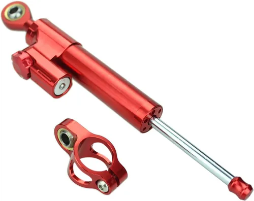 Miniatura 19 de Amortiguador de dirección universal ajustable para motocicleta, compatible con GSXR 600 750 GSR750(K4) 2001-2005, GSXR600 2006-2010, GSXR1000