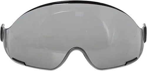 AOLAMEGS Casco de seguridad para casco de protección de casco de protección EN 166 aprobado negro lente parasol protector de ojos bloque polvo y luz