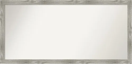 Miniatura 424 de Amanti Art Espejo personalizado, espejo de baño gris plomo a rayas, espejo de pared o espejo de tocador de baño sobre el fregadero