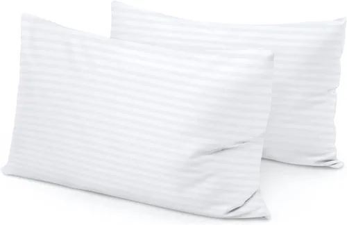 Miniatura 16 de Juego de 2 fundas de almohada de viaje de 12 x 16 con cierre de sobre, funda de almohada para niños pequeños, 600 hilos, 100% algodón egipcio suave