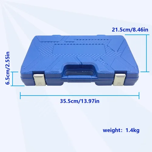 Miniatura 9 de ZKTOOL Comprobador de Compresión Digital LCD Automotriz, Medidor de Compresión Digital 250 PSI, Kit de Adaptador de Comprobador de Compresión