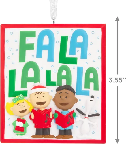 Miniatura 4 de Hallmark Adorno navideño de The Peanuts Gang Carolers