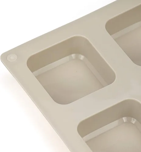 Miniatura 5 de Hedume Paquete de 4 moldes de silicona para jabón, 9 cavidades, molde de jabón cuadrado hecho a mano para hacer jabón, pudín, magdalenas, pan