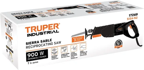 Miniatura 4 de TRUPER SISA-N2 - Sierra recíproca de servicio pesado de 900 W