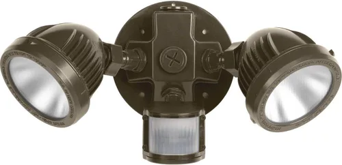 Miniatura 2 de Hubbell - Kit de luces LED resistentes a la intemperie con sensor de movimiento, acabado bronce oscuro