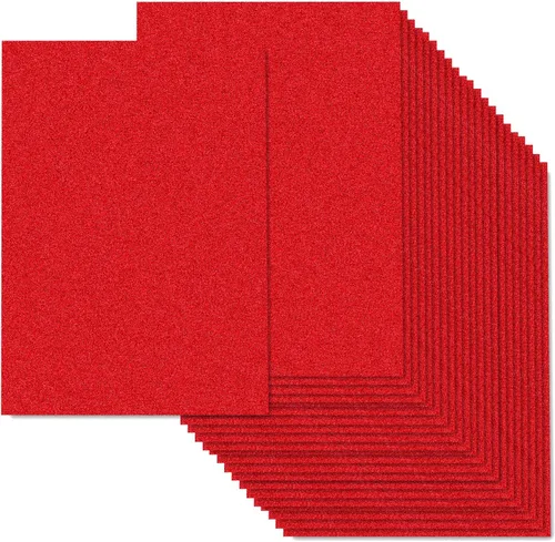 Miniatura 10 de Cartulina verde con purpurina, papel brillante de tamaño A4, papel con purpurina para Cricut, Gradustion, DIF, manualidades, construcción