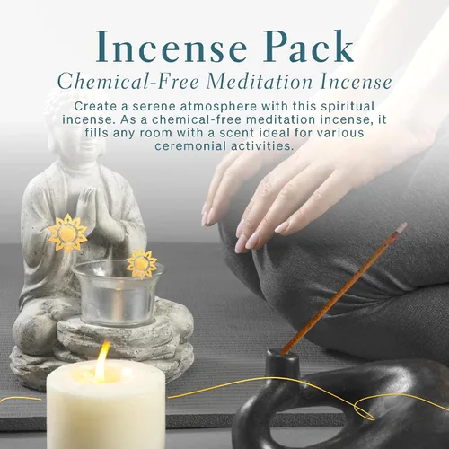 Miniatura 6 de Incienso de enebro tibetano antiguo para meditación, yoga, oración, medicina aromática, alivio del estrés, calma, paquete de 3, 30 varillas por