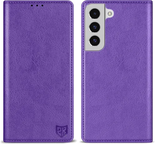 Miniatura 18 de ZZXX Funda tipo cartera para Samsung Galaxy S22 Plus con bloqueo RFID, soporte de ranura para tarjetas, funda protectora de cuero magnético fuerte