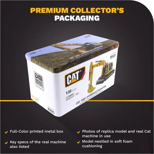 Miniatura 6 de Diecast Masters Excavadora hidráulica Caterpillar 335F L 1:50 Camiones para gatos y equipos de construcción de la serie High Line 85925