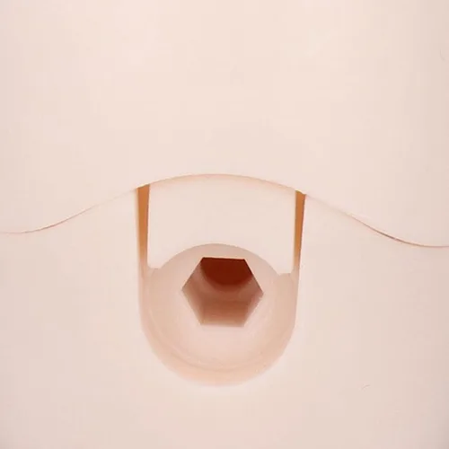 Miniatura 8 de Cabeza de muñeca en blanco, cabeza de muñeca articulada de silicona de repuesto, exquisita para muñeca articulada de bola de 1/12 (súper blanco)