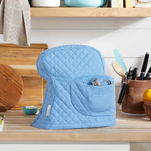 Miniatura 2 de KITCHENAID Funda ajustable para batidora de pie inclinable con bolsillo de almacenamiento, acolchada 100% algodón, 14.4 x 18 x 10 pulgadas
