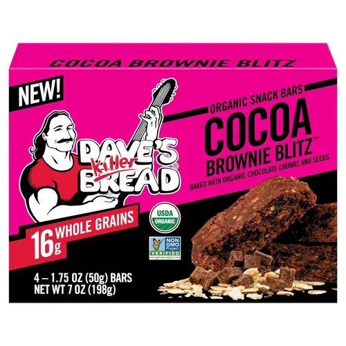 Miniatura 3 de Dave’s Killer Bread Organic Snack Bars – Crushin’ Caramel Chocolate & Chocolate Chip, 4 CT (Variety Pack)