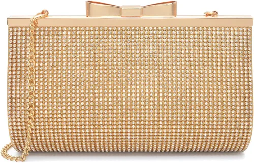 Miniatura 3 de Sumnn Bolsa de mano de noche, cóctel, graduación, diamantes de imitación brillantes, para novia y dama de honor, boda, fiesta, formal, para mujer