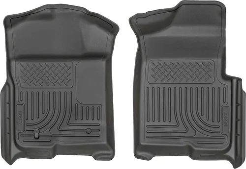 Husky Liners Weatherbeater Alfombrillas de piso | Compatible con Ford F-150 2009-2014 todas las cabinas sin cambio manual | Fila delantera, 2