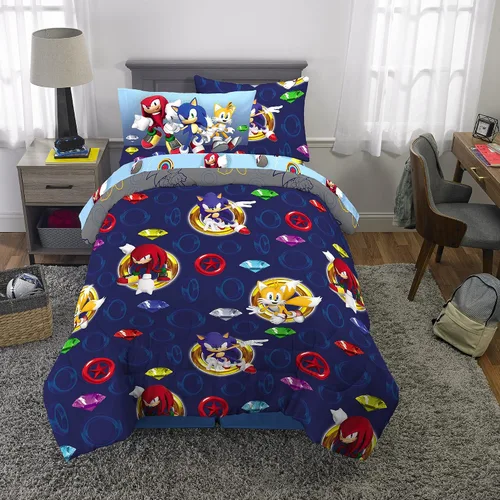 Miniatura 217 de Franco - Juego de edredón y sábanas supersuaves con funda, para niños, 7 piezas, tamaño matrimonial, Five Nights At Freddy's Cinco noches en Freddy's