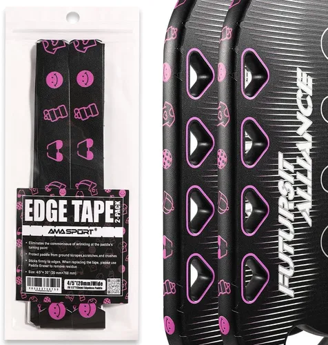 Miniatura 68 de PICKLETECH Pickleball Edge Guard Tape – Pink Unicorn Pattern Edge Tape for Pickleball Paddle - Fit Perfectly Curved Edge - No Wrinkling Sonrisa verde