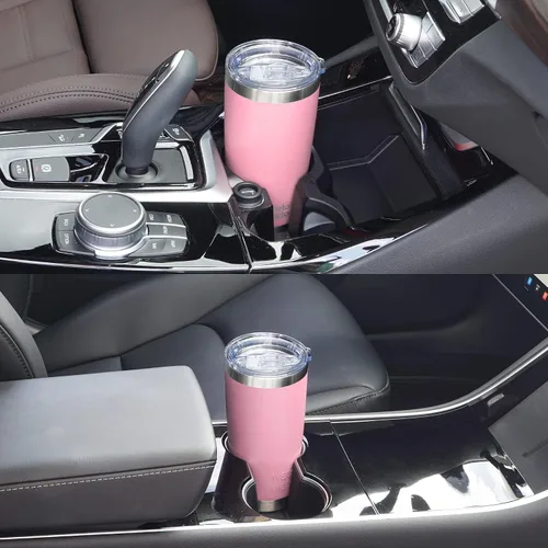 Miniatura 6 de WETOWETO - Vaso de 20 onzas, de acero inoxidable, con aislamiento al vacío, taza de café y agua, de doble pared con recubrimiento en polvo, a prueba