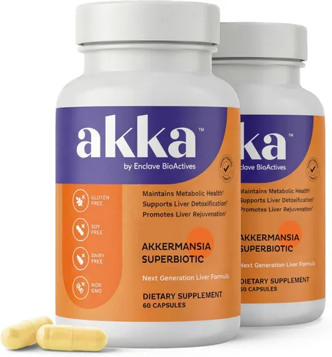 Miniatura 10 de AKKA - Akkermansia Probiotic Liver Cleanse Detox & Repair - Suplemento de salud hepática para energía, digestión y metabolismo con Akkermansia