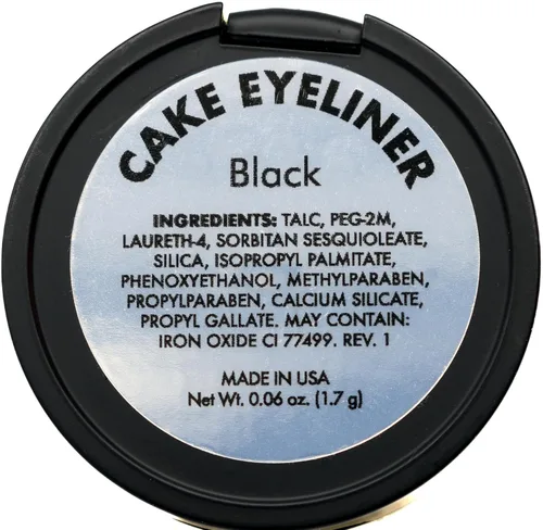 Miniatura 2 de Pure Ziva Delineador de ojos negro mate y sombra de ojos prensada, polvo activado por agua; sin gluten ni crueldad