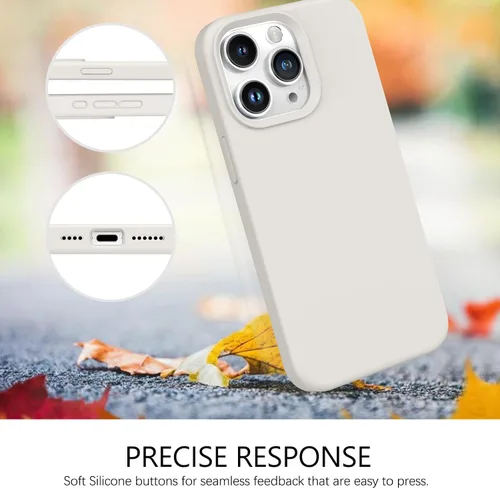 Miniatura 62 de GUAGUA Funda compatible con iPhone 17 Pro Max de 6.9 pulgadas, silicona líquida, goma de gel suave, delgada, forro de microfibra delgada