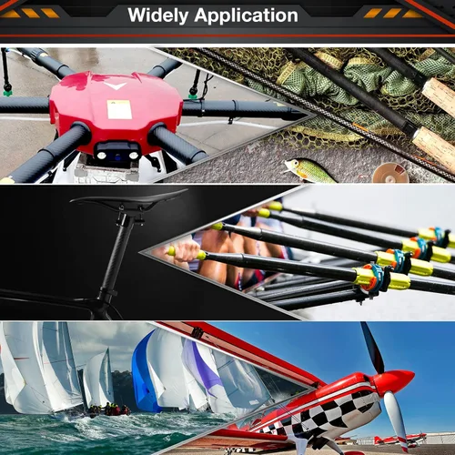Miniatura 5 de Varilla de Fibra de Carbono de 400mm x 1.0mm 1.5mm 2.0mm 2.5mm 3.0mm 4.0mm 5.0mm 5 Piezas para Avión RC Manualidades DIY Barra Mate de 2mm 400mm