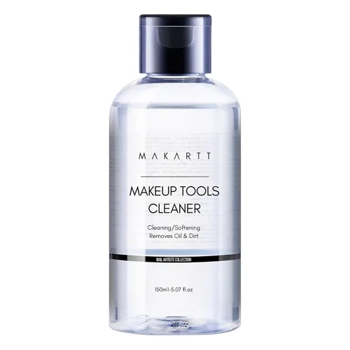 Makartt Limpiador de brochas de maquillaje: solución de limpieza profunda para cepillos de uñas, esponjas y soplos de polvo, fórmula hipoalergénica,