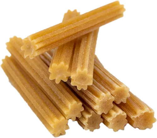 Miniatura 2 de EcoKind Pet Treats Churro masticables prémium con sabor a tocino dorado Todos los masticables naturales de queso de yak del Himalaya para perros