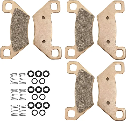 Miniatura 8 de Pastillas de Freno Delanteras Traseras Sinterizadas 2 Set para Arctic Cat Textron 400 450 500 550 650 700 1000 Alterra Prowler Wildcat HDX VLX XC450