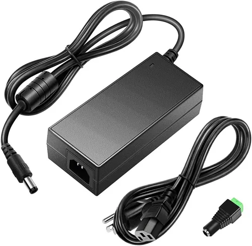 SHNITPWR Fuente de alimentación de 24 V CC 24 voltios 5A 120 W adaptador de corriente 100 V ~ 240 V AC a CC convertidor transformador 0.217x0.098 in