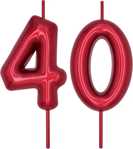 Miniatura 18 de DERVENTA Vela con números de 2.36 pulgadas, decoración perfecta para cumpleaños, brunch, postre, pastel, 1 pieza (número 0 rosa)